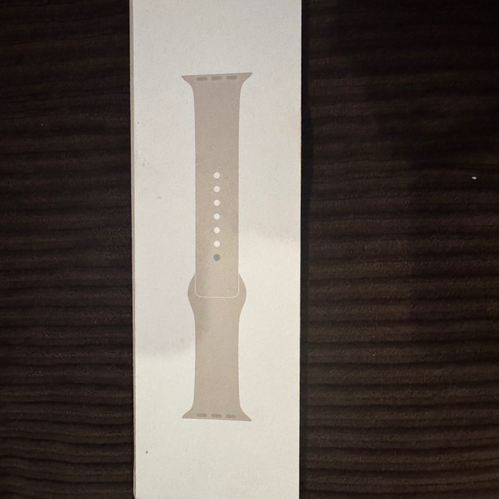 NIB Apple Watch band small/medium - color is called starlight 41mm